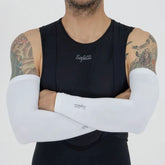 Mangas de Ciclismo Safetti Essenziales Trascendenza Blancas